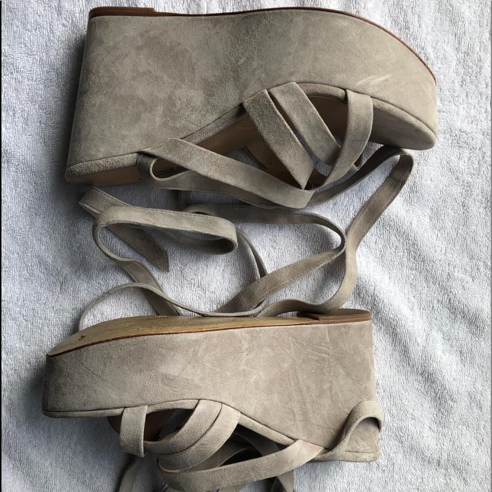 Via Spiega ankle strap sandals, wedge,comfortable